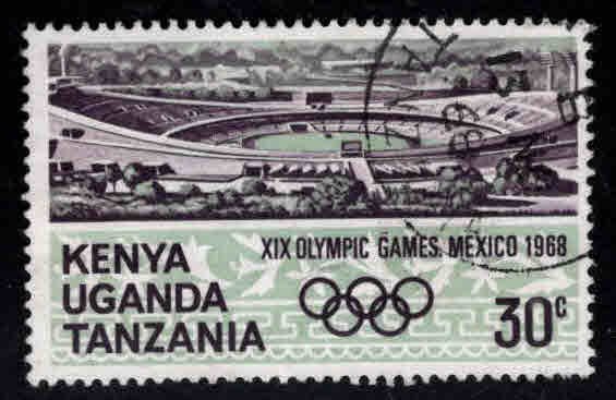 Kenya Uganda and Tanganyika KUT Scott 189  Used Olympic stamp