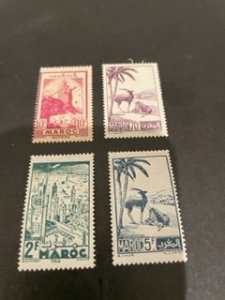 French Morocco sc 153,161,169,173 MHR