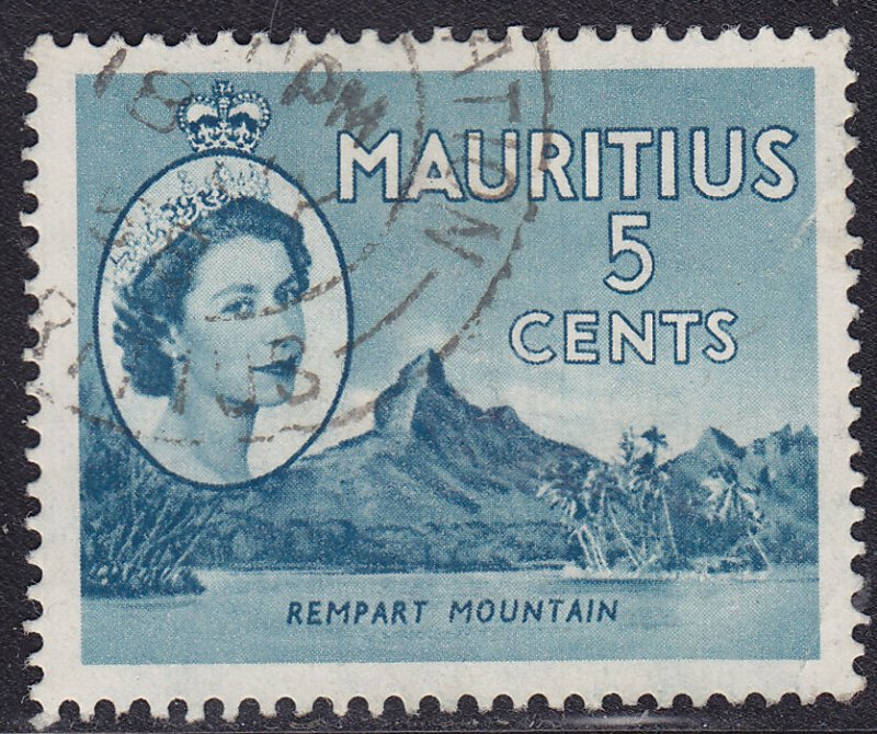 Mauritius 254 Rempart Mountain 1954