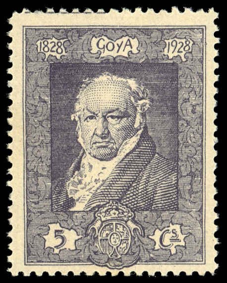 SPAIN Sc 401 MNH - 1930 5c  Francisco de Goya