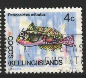 Cocos Keeling Islands Sc#11 Used