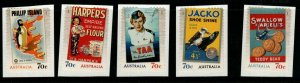 AUSTRALIA SG4221/5 2014 NOSTALGIC ADVERTISEMENTS SELF ADHESIVE MNH