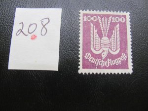 Germany 1924 MNH   SC C24 VF/XF SINGLE 260 EUROS (208)