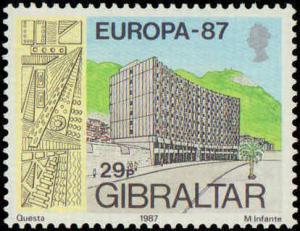 1987 Gibraltar #499-500, Complete Set(2), Never Hinged