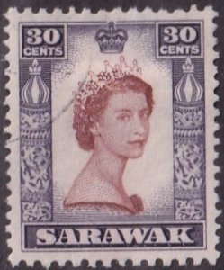 Sarawak #207 Used