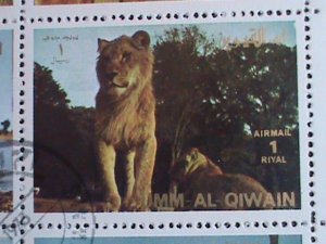 UNN AL QIWAIN STAMP:HISTORY OF OLYMPIC GAMES STAMPS CTO LARGE FULL SHEET VF