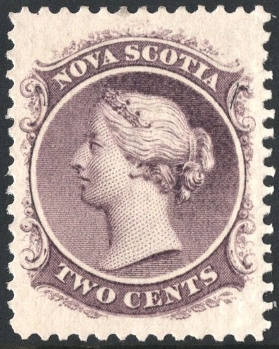 Nova Scotia SC#9 2¢ Queen Victoria (1863) MLH*