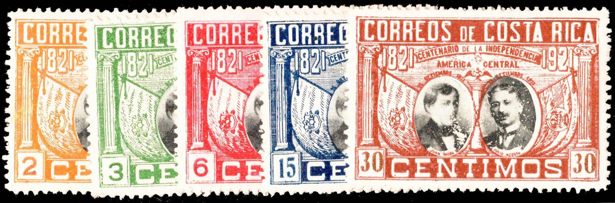 Costa Rica Scott 169176 Unused with hinge remant. Central & South