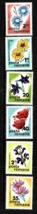 Romania-Sc#2575-80-unused NH set-Plants-1975-