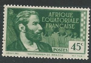 French Equatorial Africa  + Scott # 46 - MH