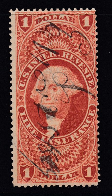 US, Sc R71c, used, manuscript cancel