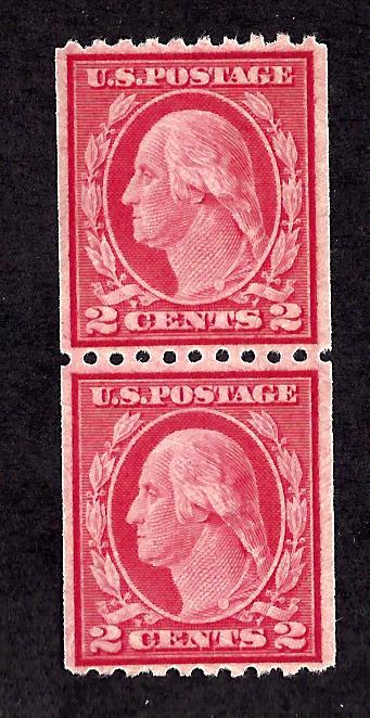 487 Mint,OG,NH... Pair... SCV $65.00