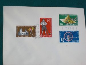 Switzerland 1955  351-54 FDC  German Inscription  kt10