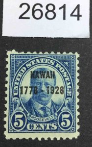 US STAMPS #648 MINT OG H  LOT #26814