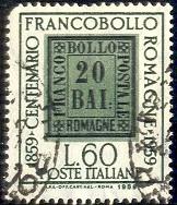 Centenary of the Stamps of Romagna, Italy stamp SC#790 used