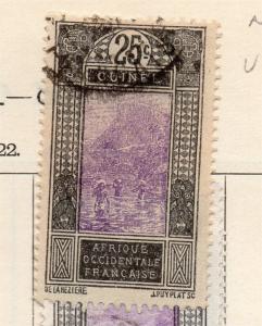 French Guinea 1917-22 Early Issue Fine Used 25c. 222937