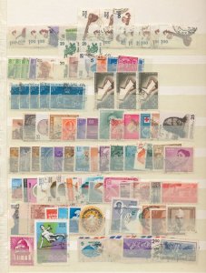 INDIA 1920s/70s Aviation Malaria Royalty Wildlife Used Aprx 2000+ stamps UK2478