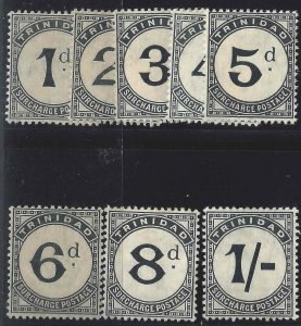 Trinidad 1906-1907 SC J10-J17 Mint SCV$ 161.00 Set