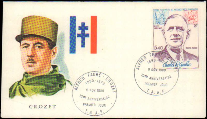 French Southern and Antarctic Terr., Worldwide First Day Cover