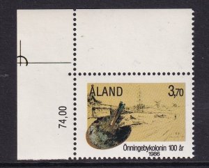 Aland islands #25  MNH  1986  Onnigeby artist colony