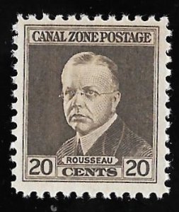 CANAL ZONE 112A 20 cent Admiral Rousseau Stamp Mint OG NH VF