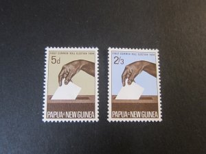 Papua New Guinea 1964 Sc 182-83 set MH