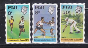 Fiji 341-343 Set MNH Sports, Commonwealth Games (B)