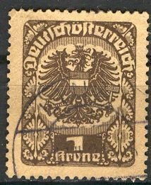 Austria; 1920: Sc. # 239: O/Used Single Stamp