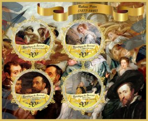 Stamps.Art, painting, Rubens 2016 year 25 sheets perforated MNH**