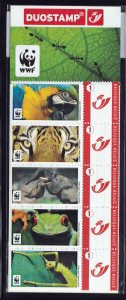 Belgium 2009 - WWF - 5 Duostamps -  Sealed