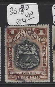 NORTH BORNEO  (PP1307B)  $1.00     ARMS  SG 180     VFU