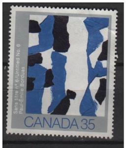 Canada 1981 Scott 889 used- 35c painting, Paul-Emile Borduas