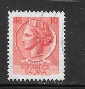 Italy #998D Used Single