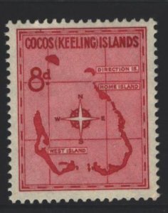 Cocos Islands Sc#3 MNH