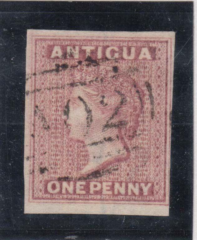 Antigua #2b VF Used **With Certificate**