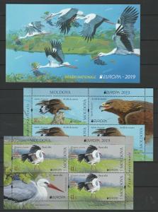 Moldova 2019 CEPT Europa Birds MNH Booklet