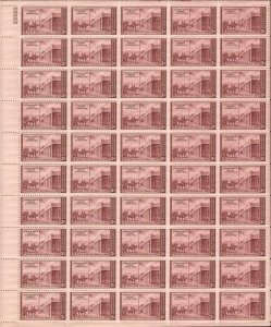 US Stamp - 1946 Kearny Expedition - 50 Stamp Sheet - Scott #944