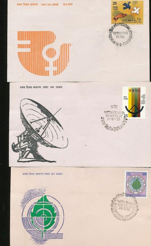 INDIA 1980s FDC Covers Mixture (Appx 24 Items) Ac1030