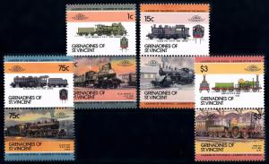 [63346] Grenadines of St. Vincent 1985 Railway Train Eisenbahn  MNH