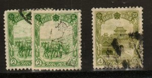 Manchukuo #86 (2 Copies), 88 used