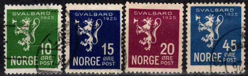 Norway #111-4 F-VF Used CV $31.00 (X2543)