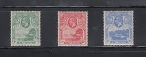 ST. HELENA  # 75-77  VF-MLH    KING GEORGE V  1922  ISSUES   CAT VALUE $40