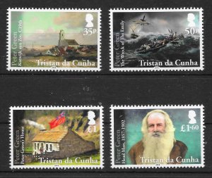 TRISTAN DA CUNHA SG1176/9 2016 PETER GREEN/WRECK OF THE EMILY SET MNH (p)