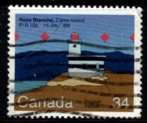 Canada - #1066 Rose Blanche Lighthouse - Used