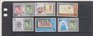 Montserrat-Scott # 327-332-Unused NH set-Stamp on Stamp-1976