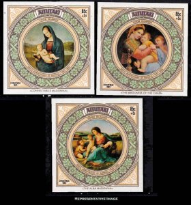 Aitutaki Scott 319-321 Mint never hinged.