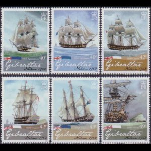 GIBRALTAR 2008 - Scott# 1128-33 Admiral Nelson Set of 6 NH