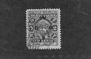 INDIA COCHIN ANGHAL 077 USED BIN $1.20