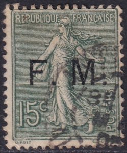 France 1904 Sc M3 military used