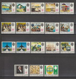 SEYCHELLES 1969 SG 262/79 MNH Cat £28